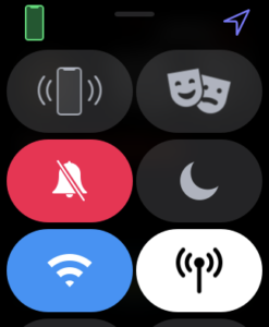 AppleWatchコントロールセンター
