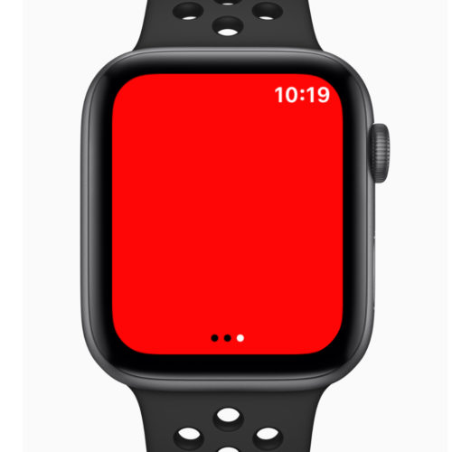 Apple Watch 赤ライト