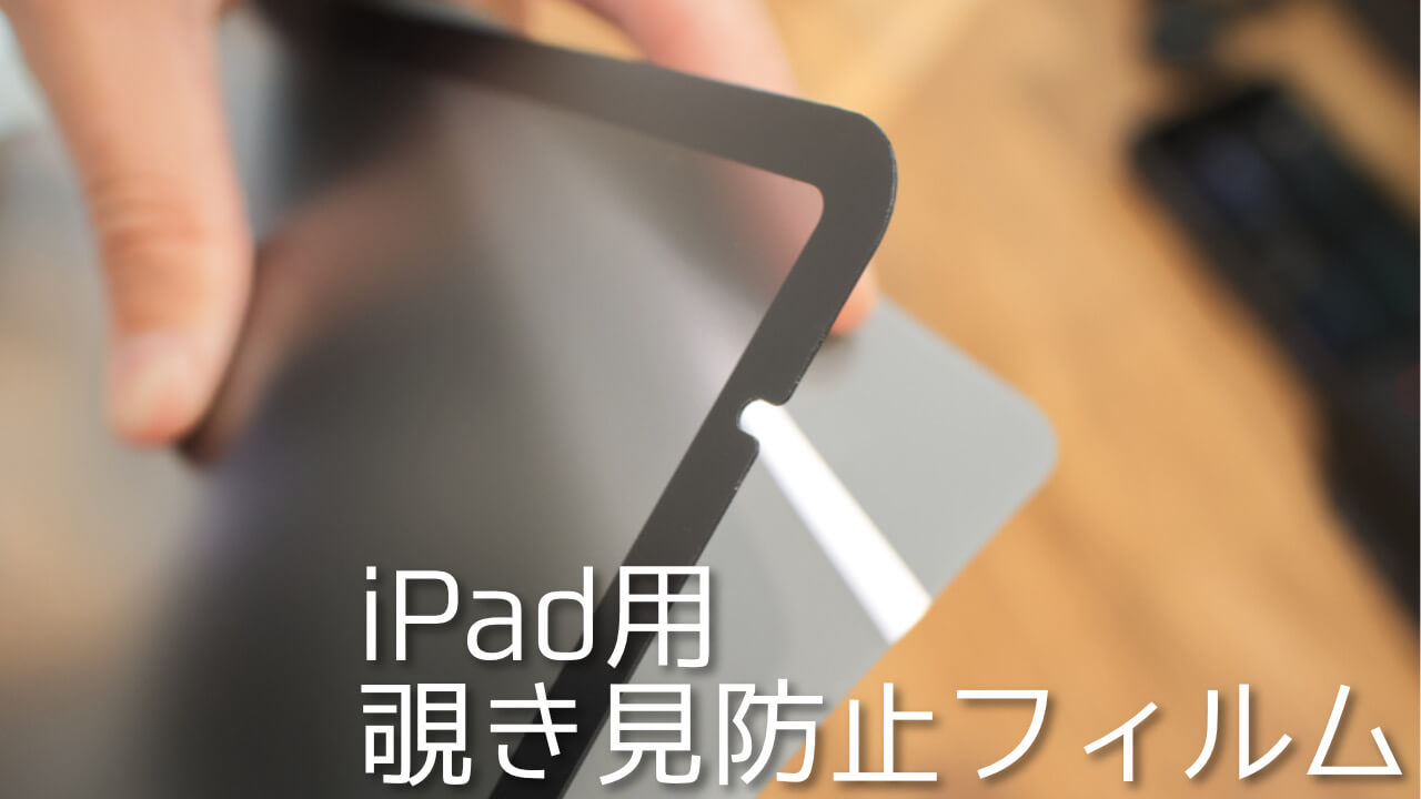 面談時にはiPad用覗き見防止フィルムが必須かもしれない話 | Apple